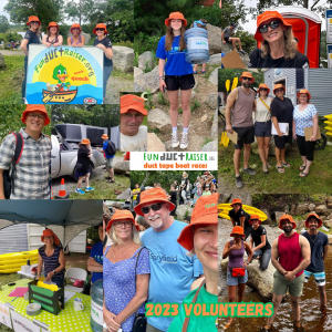 Fun-DUCT-Raiser volunteers 2023